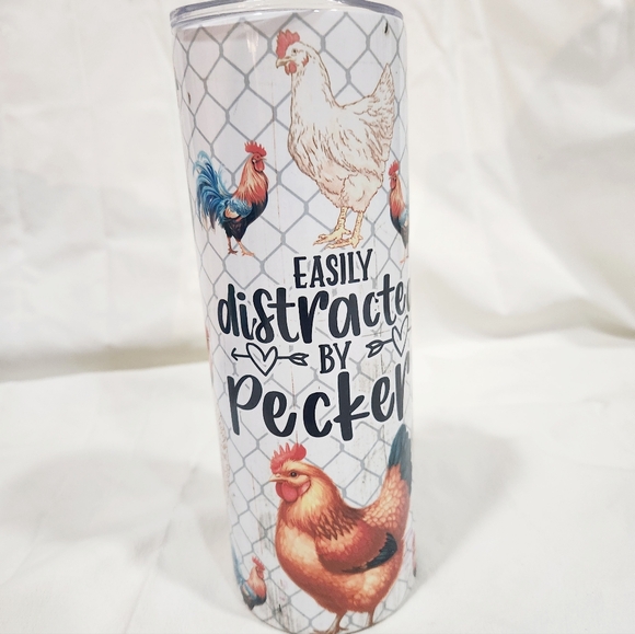 Chicken "peckers" tumbler - Picture 1 of 4